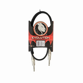 CABLE PLUG A PLUG MACHO-MACHO 1m EVOLUTION  PBK   EVPP-1R - herguimusical