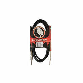 CABLE PLUG A PLUG MACHO-MACHO 3m EVOLUTION  PBK   EVPP-3R - herguimusical