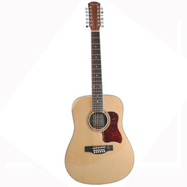 GUITARRA ELECTROACÚSTICA NATURAL CON RECORTE CUERDAS DE ACERO CON ESTUCHE   CARAYA   F-66012EQCN - herguimusical