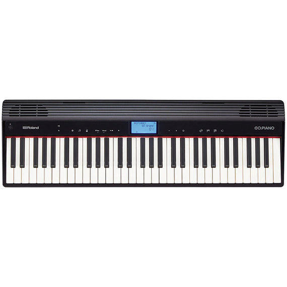 PIANO DIGITAL ROLAND CON SISTEMA DE TECLAS EN 61-NOTAS CON TECLAS ESTÁNDAR DE TAMAÑO-COMPLETO Y AUTENTICA RESPUESTA AL TACTO  GO-61P - herguimusical