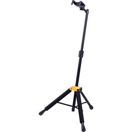 Soporte para guitarra HERCULES, yugo mejorado de agarre plegable automático    GS415B-PLUS - herguimusical