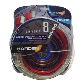 KIT DE CABLES Y ACCESORIOS P/ AMP HARDEN        HK-80 - Hergui Musical