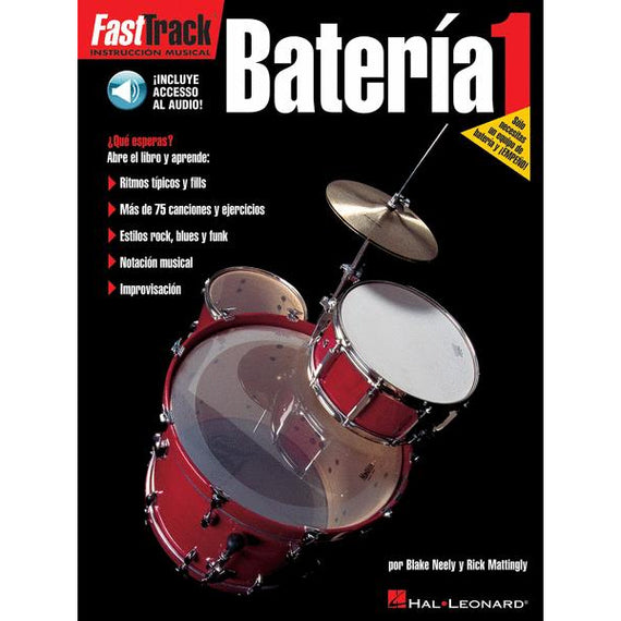 METODO FAST TRACK BATERIA 1 (ESPAÑOL) | Mod. HL00695595 |681 | HAL LEONARD | - herguimusical