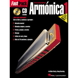METODO FAST TRACK ARMONICA 1 (ESPAÑOL) | Mod. HL00695690 |675 | HAL LEONARD | - herguimusical