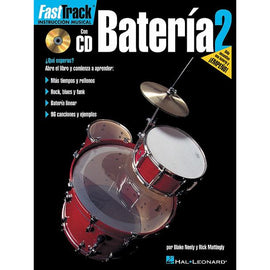 METODO FAST TRACK BATERIA 2 (ESPAÑOL) | Mod. HL00695727 |4550 | HAL LEONARD | - herguimusical