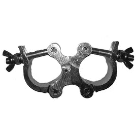 CLAMP DE ALUMINIO DOBLE PARA TUBO DE 2"" SOPORTA 200Kg  MEGALUZ   HM220 - herguimusical