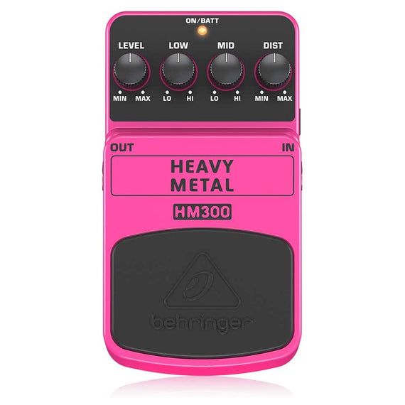 PEDAL DE EFECTO HEAVY METAL BEHRINGER HM300        HM300 - Hergui Musical