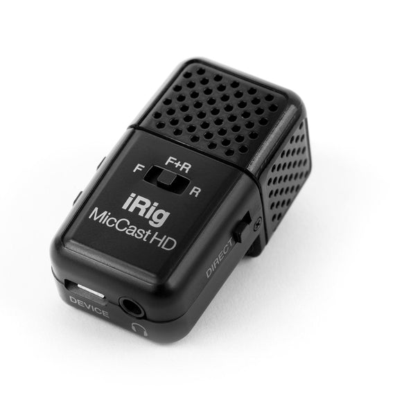 Micrófono digital doble captación compatible con Iphone   IK MULTIMEDIA   IP-IRIG-CASTHD-IN - herguimusical