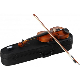 Violín GEWA pure de 3/4 que incluye arco de madera brasileña y estuche ligero con cubierta atornillada y bolsillo para partituras   PS401612-3/4 - herguimusical