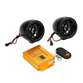 AMPLIFICADOR PARA MOTO CON TROMPETAS, REPRODUCE MP3 y BLUETOOTH  WICKED   JSU-SPK - herguimusical