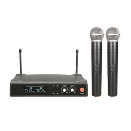 SISTEMA DE MICROFONO INALAMBRICO DOBLE DE MANO SIN ESTUCHE  KRACK   KMIC-6XP - herguimusical