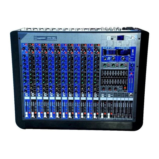 MEZCLADORA PASIVA 12  CANALES 256 EFECTOS 2 ECUALIZADORES / USB / BLUETOOTH  HARDEN   KMX-S12U - herguimusical