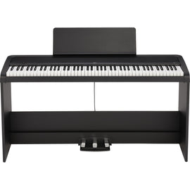 PIANO DIGITAL, 12 SONIDOS, AMPLIFICADOR 2 x 15w, USB, MIDI, COLOR NEGRO  KORG  B2SP-BK - Hergui Musical