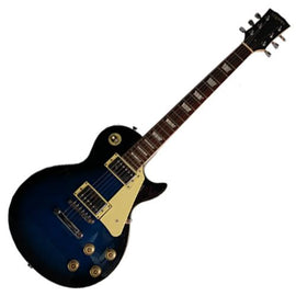 GUITARRA ELECTRICA TIPO LES PAUL AZUL  LOGAN   L-EG-TLP-2BL - herguimusical