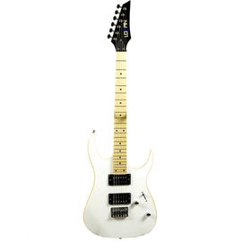 GUITARRA ELÉCTRICA TIPO RG, COLOR BLANCA  LOGAN  L-EG-TRG-WH - Hergui Musical