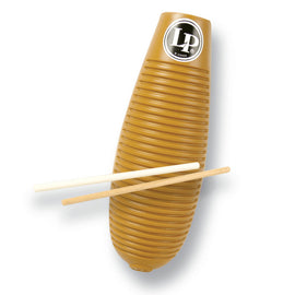 SUPER GUIRO DE PLASTICO CON 2 RASPADORES LATIN PERCUSSION   LP243 - herguimusical