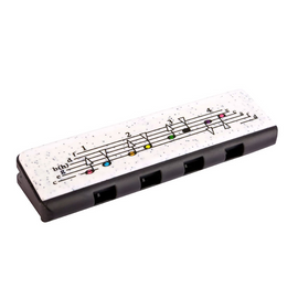 ARMONICA HOHNER SPEEDY, NEGRO-BLANCO  M91311 - Hergui Musical