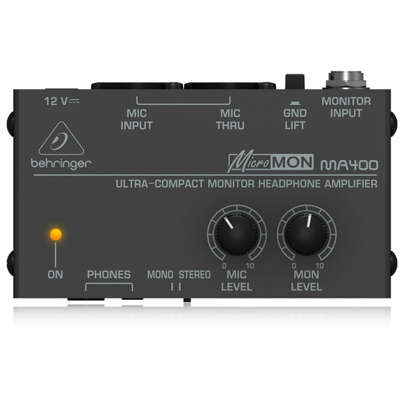AMPLIFICADOR BEHRINGER P/ AUDIFONO    MA400 - Hergui Musical