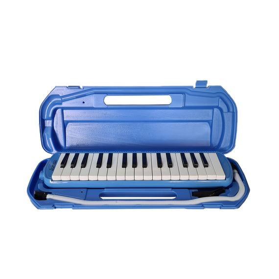 MELODICA 32 TECLAS COLOR AZUL  JENDRIX  ME-32KBL - Hergui Musical