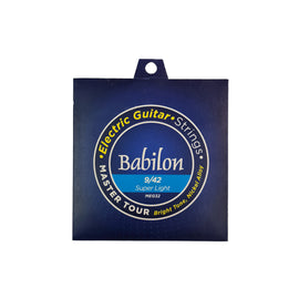 JGO. DE CUERDAS PARA GUITARRA ELÉCTRICA (.009-.042)  BABILON STRING  MEG30/009 - Hergui Musical