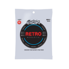 Juego de cuerdas retro, nickel, light .012-.054 guitarra acustica  MARTIN   41Y19MM12 - Hergui Musical