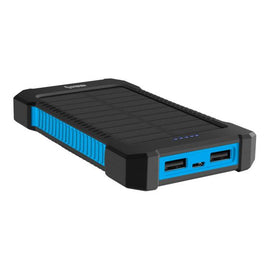BATERÍA  STEREN DE RESPALDO (POWER BANK) PARA SMARTPHONES DE 6,000 MAH, CON CARGADOR SOLAR   MOV-1065 - herguimusical