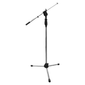 SOPORTE PARA MICROFONO C/ BOOM 95-165cm  NEGRO  ROMMS   MS-102 - herguimusical