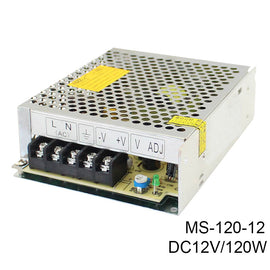 FUENTE 12v 10A 120w P/ LUCES LED  WICKED   MS-120-12 - herguimusical