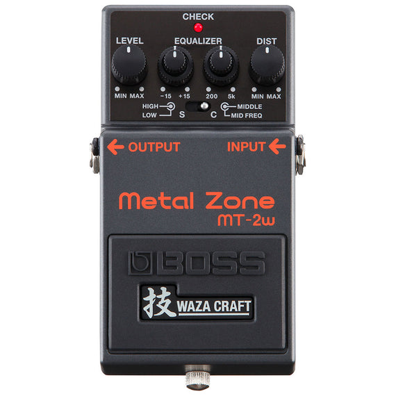 PEDAL COMPACTO METAL ZONE WAZA CRAFT   BOSS   MT-2W - herguimusical