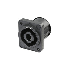 CONECTOR SPEAKON PARA CHASIS 4 POLOS, SERIE XX   NEUTRIK   NL4MP-XX - Hergui Musical