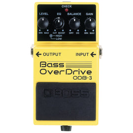 PEDAL DE EFECTO OVERDRIVE PARA BAJO ELECTRICO BOSS  ODB-3 - herguimusical