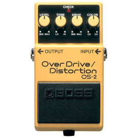 PEDAL DE EFECTO OVERDRIVE/DISTORTION  BOSS  OS-2 - herguimusical