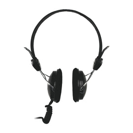 AUDÍFONOS DE DIADEMA PERFECT CHOICE PC-110323, DIADEMA, NEGRO, ALÁMBRICO, PLUG 3.5 MM   PC-110323 - herguimusical