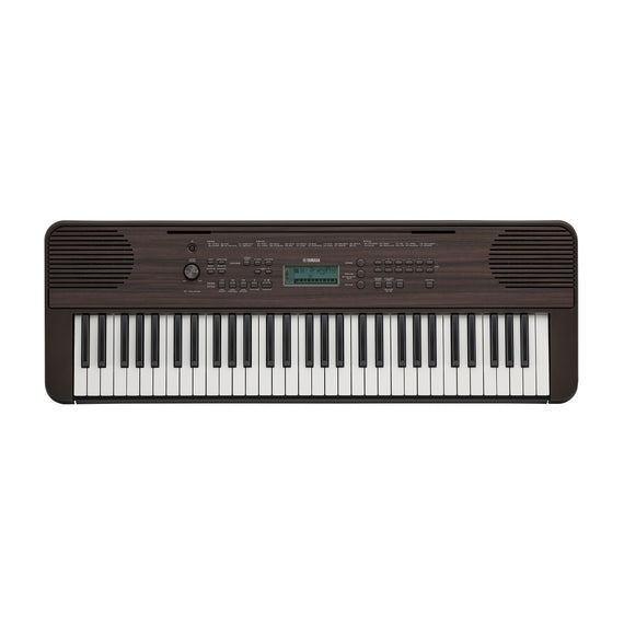 TECLADO PORTÁTIL ACABADO DARK WALNUT (INCLUYE ADAPTADOR PA130)  YAMAHA   PSRE360DW - herguimusical