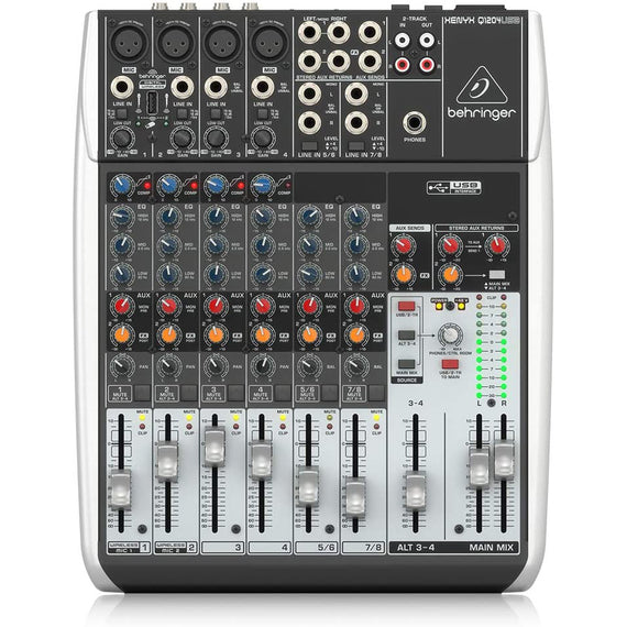 MEZCLADORA PASIVA  BEHRINGER   Q1204USB - herguimusical
