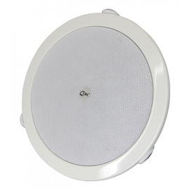 BOCINA P/ INSTALACIÓN DE PLAFÓN 6.5" DE DIÁMETRO REDONDA (20cm en total) 12w RMS 70V/100V   QMC   QMC-L65-12W - Hergui Musical