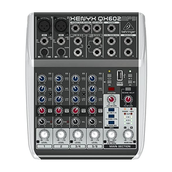 MEZCLADORA BEHRINGER   QX602MP3 - Hergui Musical