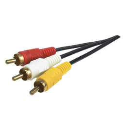 CABLE DE 3 PLUG RCA LADO x LADO 7.50m   RCACA3M75 - herguimusical