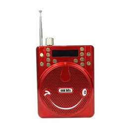 Bocina de Bluetooth, reproductor USB y FM, color aleatorio  LINK BITS   RFR-206 - Hergui Musical