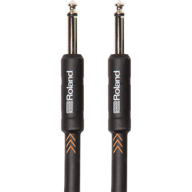 CABLE PARA INSTRUMENTO 6.3mm MACHO-MACHO, SERIE BLACK, PLUGS RECTOS 3m  ROLAND   RIC-B10 - herguimusical