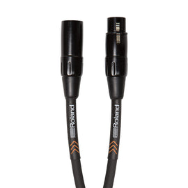 Cable Roland serie Black micrófono baja impedancia XLR macho - XLR hembra 4.5 mts.  RMC-B15 - Hergui Musical