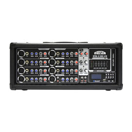 CONSOLA RADSON AMPLIFICADA 8 CANALES 150w RMS 300w PMPO REPRODUCTOR USB, ECUALIZADOR GRÁFICO y CONTROL REMOTO  RPM-8 - herguimusical