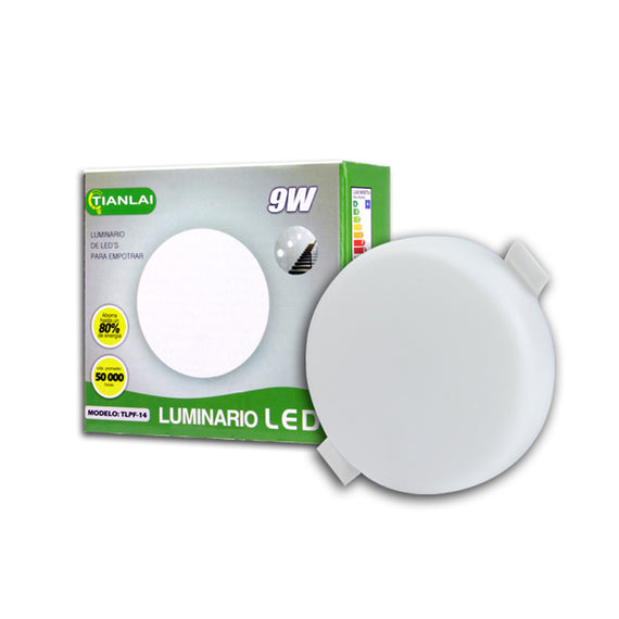 LÁMPARA REDONDA PARA SUPERPONER DIAMETRO 8.5cm  9w  MEGALUZ   S37W09 - Hergui Musical