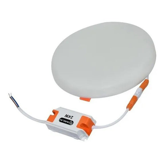 LAMPARA PARA SOBREPONER 24w 16cm x 2cm  MEGALUZ   S38W24 - Hergui Musical