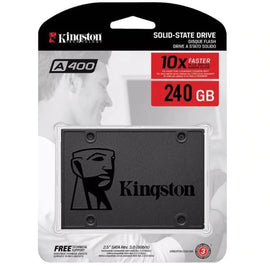 SSD KINGSTON TECHNOLOGY, 240 GB, SERIAL ATA III, 500 MB/S, 350 MB/S, 6 GBIT/S   SA400S37/240G - herguimusical