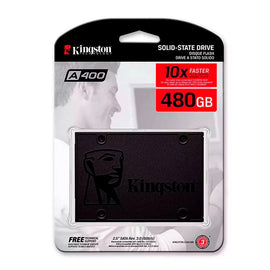 SSD KINGSTON TECHNOLOGY, 480 GB, SERIAL ATA III, 500 MB/S, 450 MB/S, 6 GBIT/S   SA400S37/480G - herguimusical