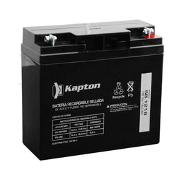 BATERIA RECARGABLE ACIDO SELLADA  12V-18A KAPTON   SB-1218 - Hergui Musical