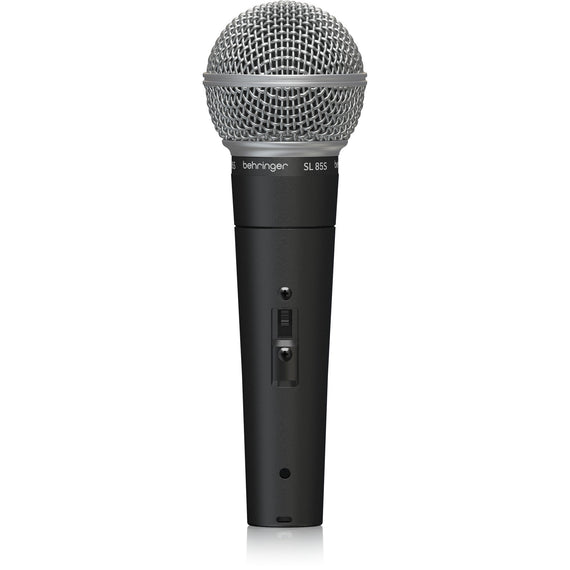 MICRÓFONO BEHRINGER VOCAL DINÁMICO CON INTERRUPTOR DE ENCENDIDO/APAGADO, PARA UNA EXCELENTE PROYECCIÓN DE VOZ  SL-85S - herguimusical