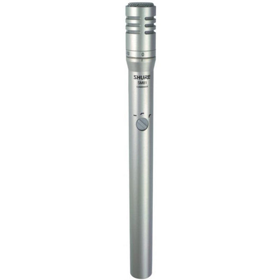 MICRÓFONO DE CONDENSADOR PARA INSTRUMENTO  SHURE   SM81-LC - herguimusical