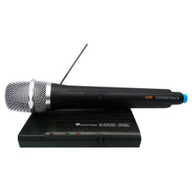 SISTEMA DE MICRÓFONO INALAMBRICO, 1 MICRÓFONO DE SOLAPA ó DIADEMA UHF, UN CANAL   SOUNDTRACK   STW-868HU - herguimusical